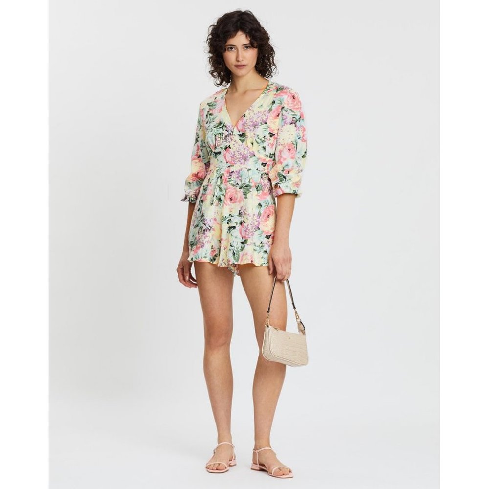 NWT Faithfull the Brand Anthropologie Venissa floral spring Ana romper playsuit